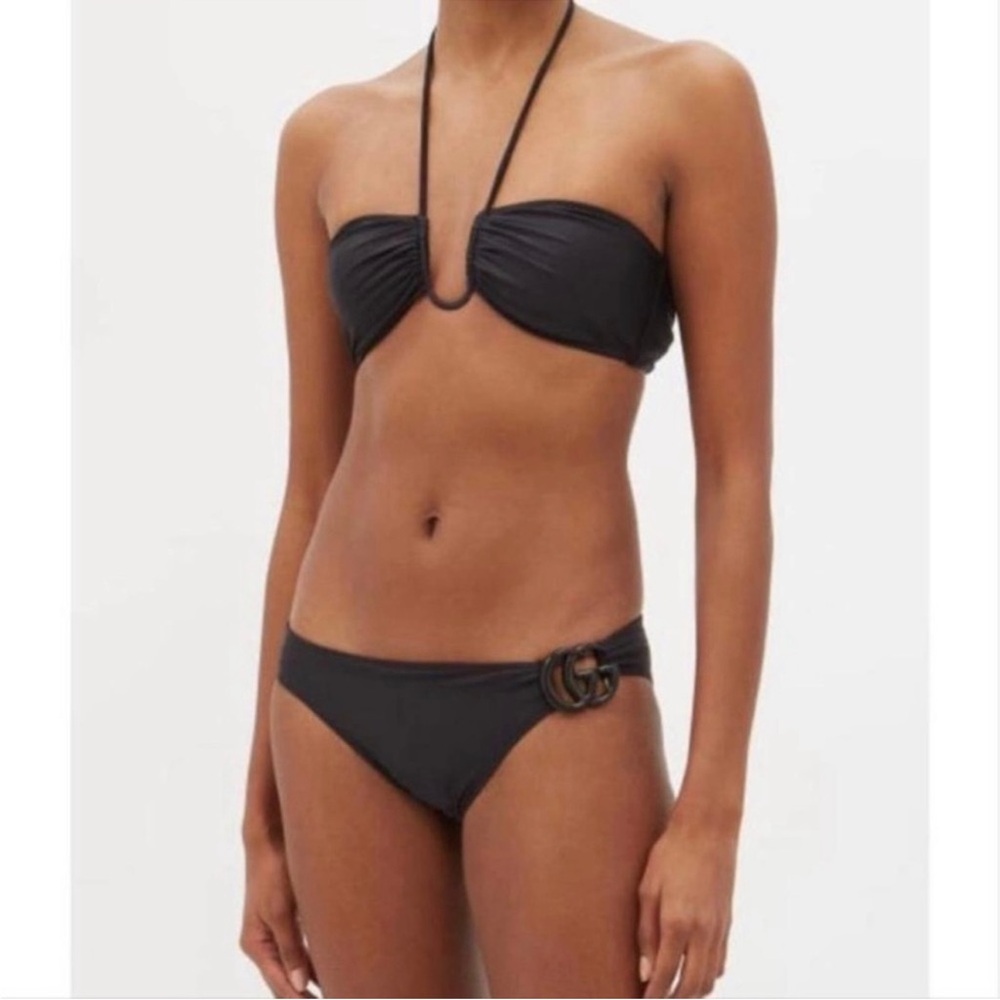 NWT Gucci Sparkling Jersey Bikini Set Top and Bottoms Size Small